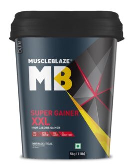 MuscleBlaze Super Gainer XXL Weight Gainer Chocolate • 5 kg
