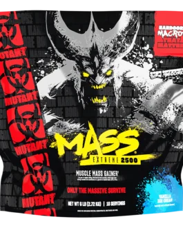 MUTANT MASS EXTREME 2500 Muscle Mass Gainer Vanilla Ice Cream 6LB
