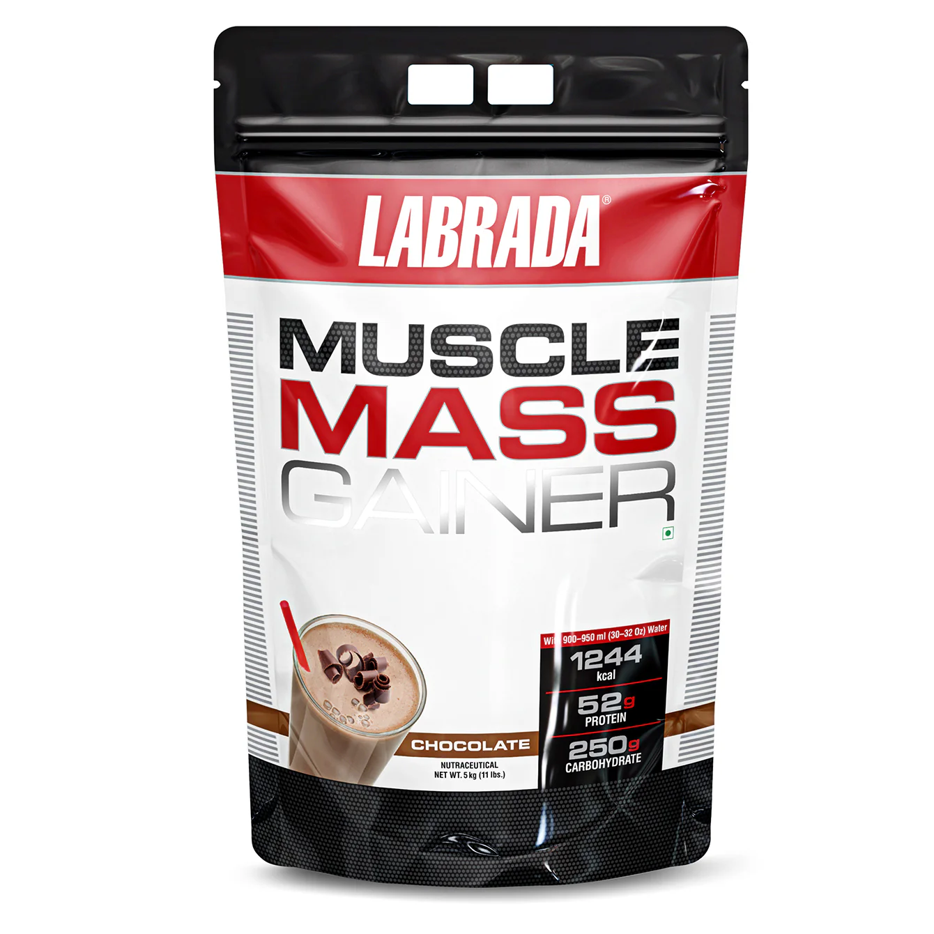 labrada muscle mass gainer chocolate 5kg