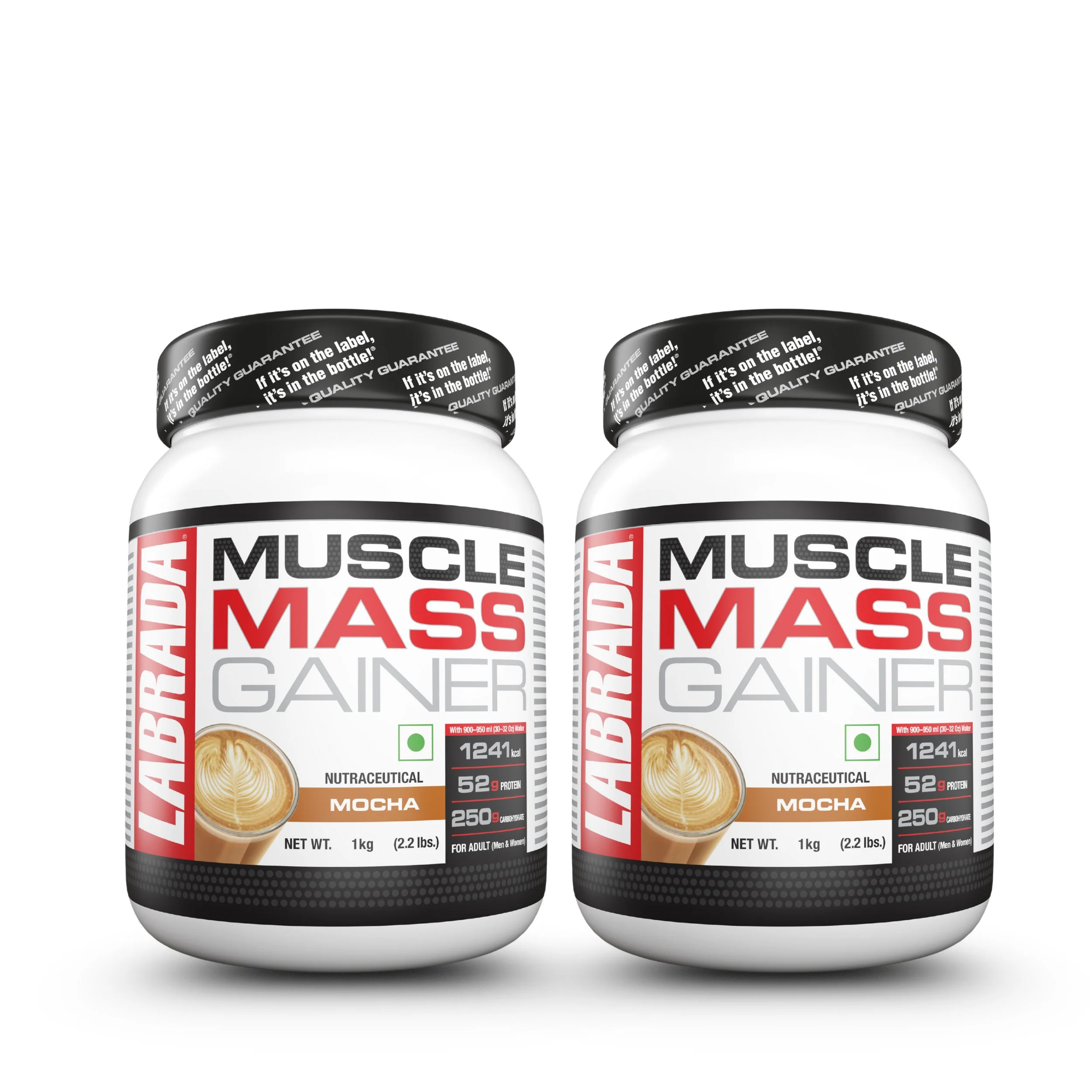 labrada mass gainer 2.2lbs - mocha- 1 kg - bogo auto draft