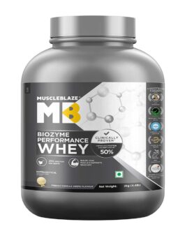 MuscleBlaze Biozyme Performance Whey French Vanilla Creme • 2 kg