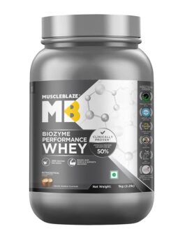 MuscleBlaze Biozyme Performance Whey Kesar Thandai • 1 kg