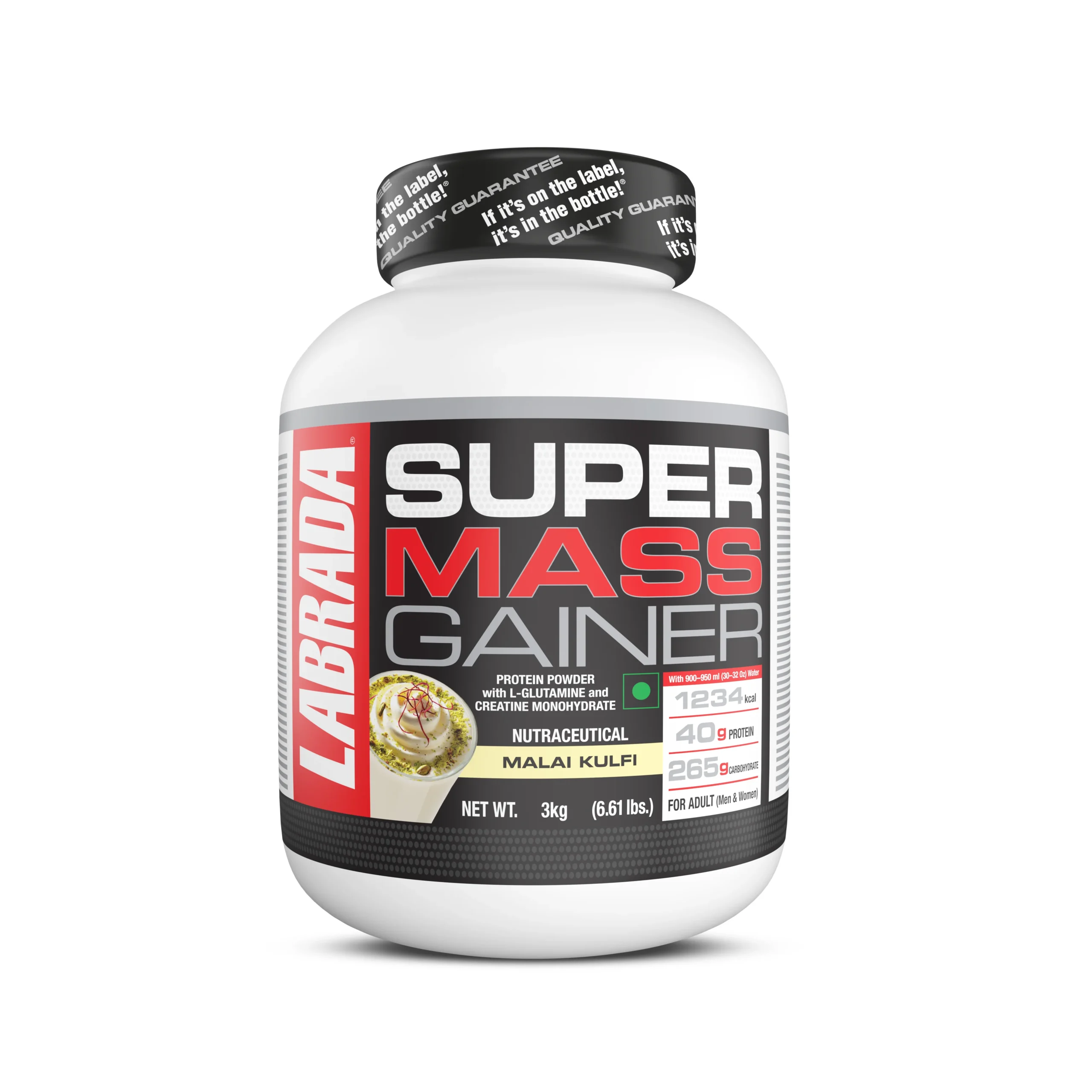 labrada super mass gainer malai kulfi 3kg