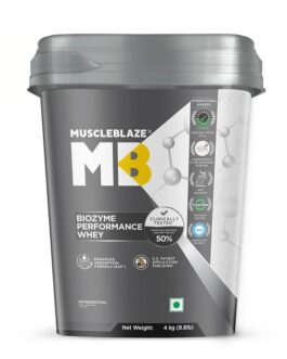 MuscleBlaze Biozyme Performance Whey Triple Chocolate • 4 kg