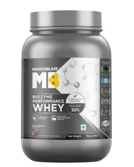MuscleBlaze Biozyme Performance Whey Rocky Road Fudge • 1 kg