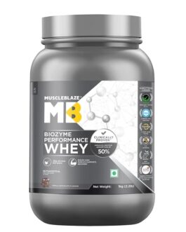 MuscleBlaze Biozyme Performance Whey Triple Chocolate • 1 kg