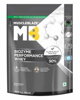MuscleBlaze Biozyme Performance Whey Magical Mango • 1 kg (Refill Pack)