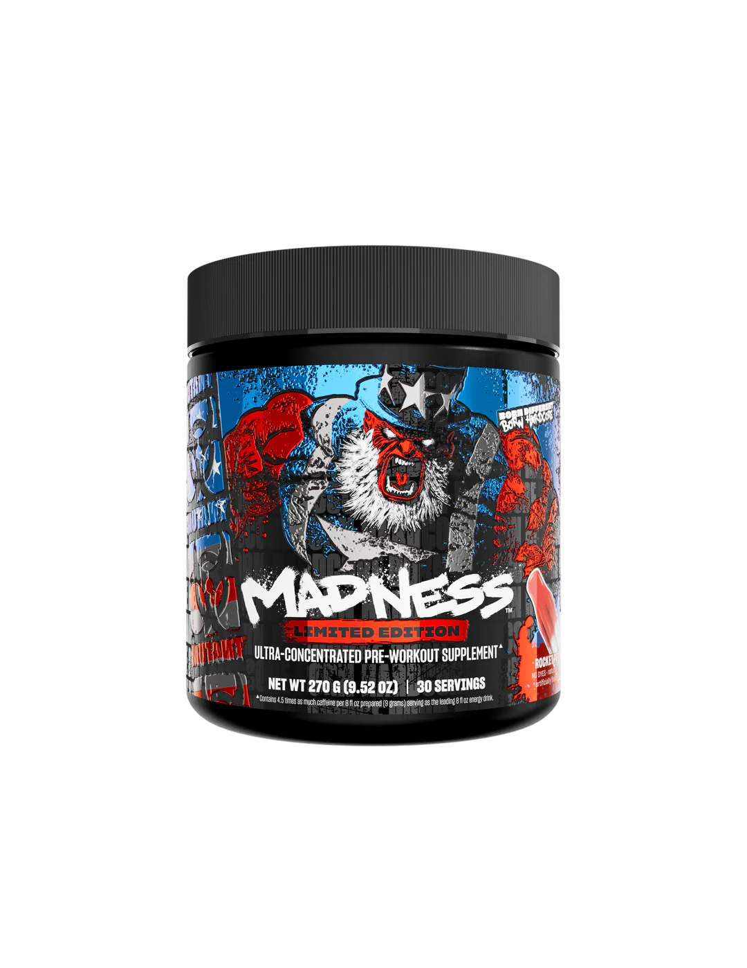 MUTANT Madness Ultra Concentrated Pre Workout Rocket Pop 270g mutant madness ultra concentrated pre workout