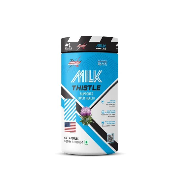 gym core nutrition milk thistle 60cap