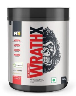 MuscleBlaze Pre Workout WrathX Fruit Fury • 20 Servings
