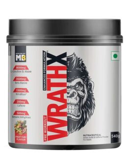 MuscleBlaze Pre Workout WrathX Fruit Fury • 30 Servings