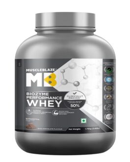 MuscleBlaze Biozyme Performance Whey Rich Chocolate • 1.75 kg