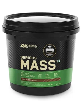 Optimum Nutrition Serious Mass Weight Gainer – Chocolate flavour – 5KG