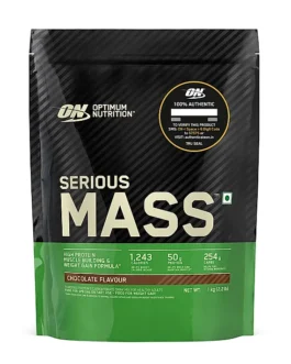 Optimum Nutrition Serious Mass Weight Gainer | 1 kg (2.2 lbs) | Chocolate