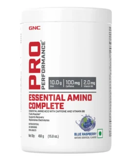 GNC Pro Performance Essential Amino Complete Boosts Endurance, Muscle Strength & Recovery Blue Raspberry 450g