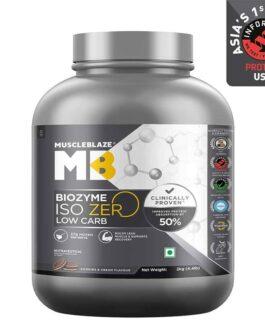 MuscleBlaze Biozyme Iso-Zero Low Carb Cookies & Cream • 2 kg