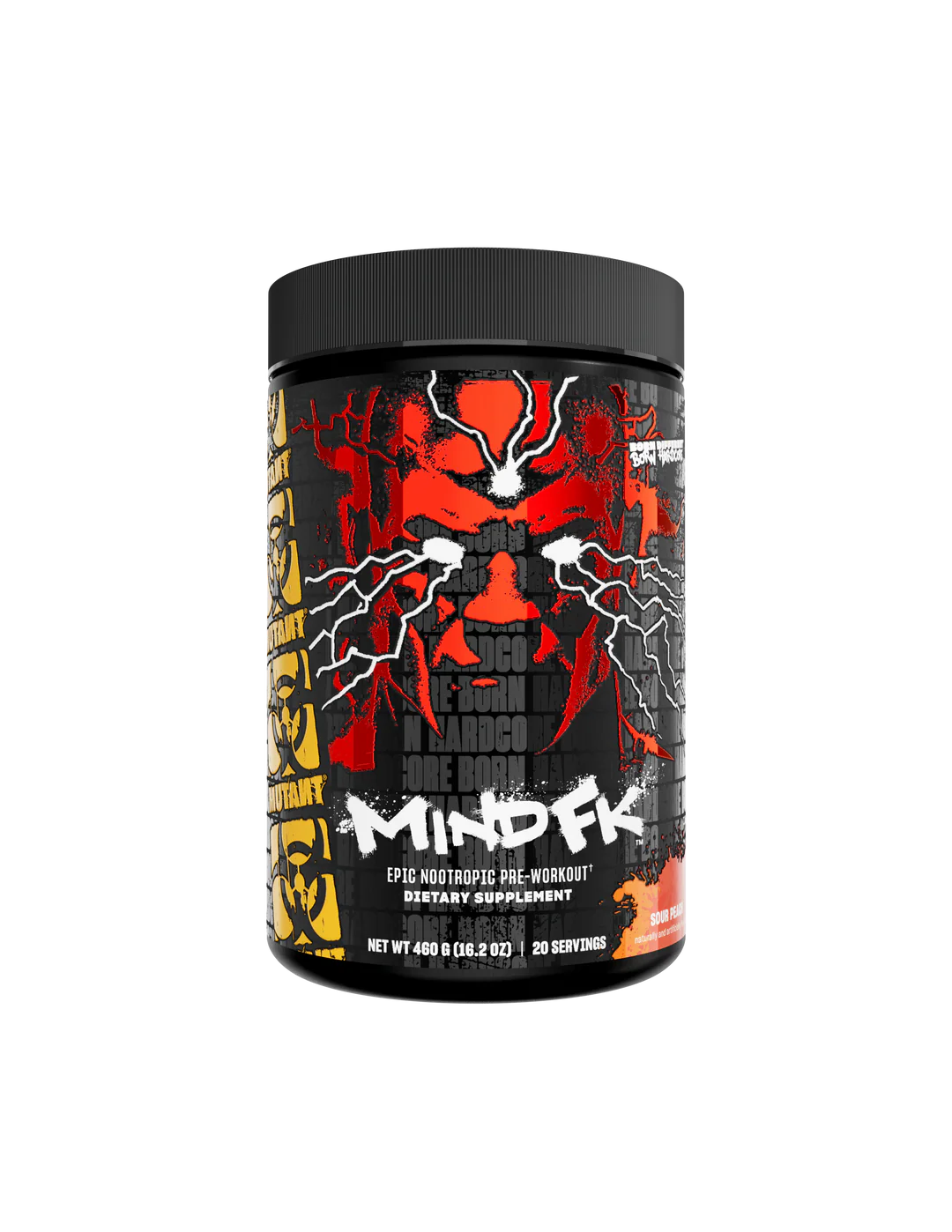 MUTANT MIND Fk The Epic Nootropic Pre Workout Sour Peach 460g mutant mind fk the epic nootropic pre workout sour peach 460g