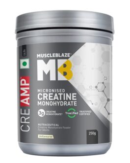 MuscleBlaze Creatine Monohydrate CreAMP Unflavoured • 80 Servings