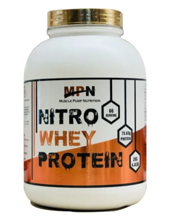 mpn nitro whey protein chocolate 4.4lbs