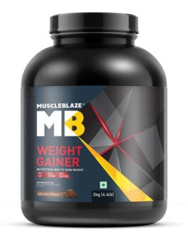 MuscleBlaze Weight Gainer with Added Digezyme Chocolate • 2 kg