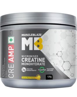 MuscleBlaze Creatine Monohydrate CreAMP Citrus Blast • 30 Servings
