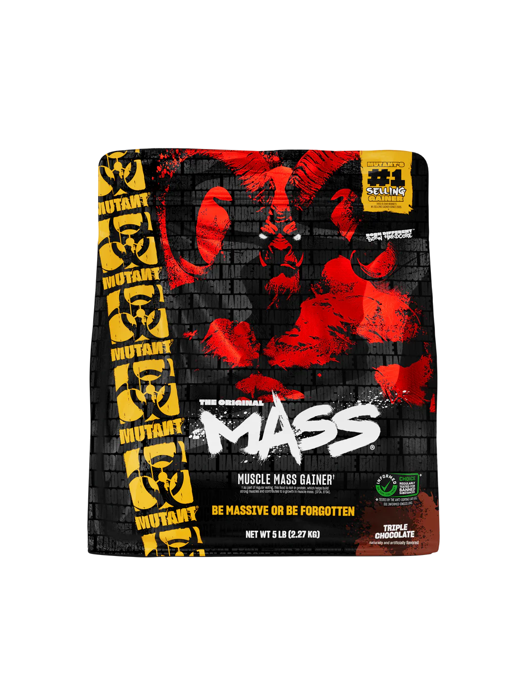 mutant mass muscle mass gainer triple chocolate 5lb