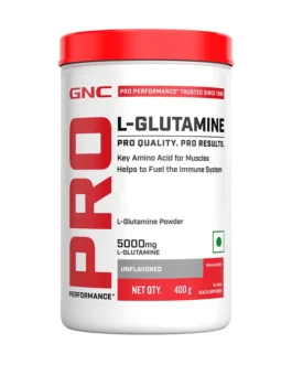 GNC Pro Performance L-Glutamine Supports Muscle Strength & Strengthens Immunity 400 gm | 80 Servings