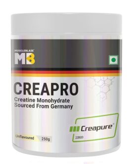 MuscleBlaze CreaPRO Creatine with Creapure Powder from Germany Unflavoured • 250 g
