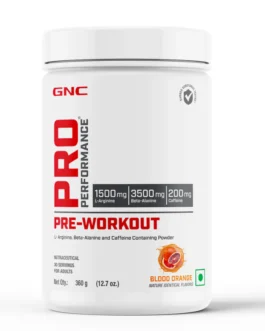 GNC Pro Performance Pre-Workout Improves Energy, Endurance & Focus for Intense Workouts Blood Orange 360g