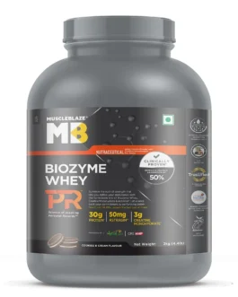 MuscleBlaze Biozyme Whey PR Cookies & Cream • 2 kg