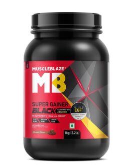 MuscleBlaze Super Gainer Black Chocolate • 1 kg