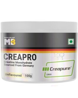 MuscleBlaze CreaPRO Creatine with Creapure® Powder from Germany Unflavoured • 100 g