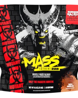 MUTANT MASS EXTREME 2500 Triple Chocolate Muscle Mass Gainer 6LB