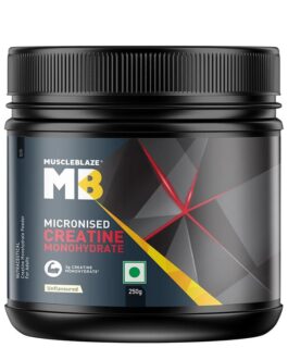 MuscleBlaze Micronised Creatine Monohydrate Unflavoured • 250 g