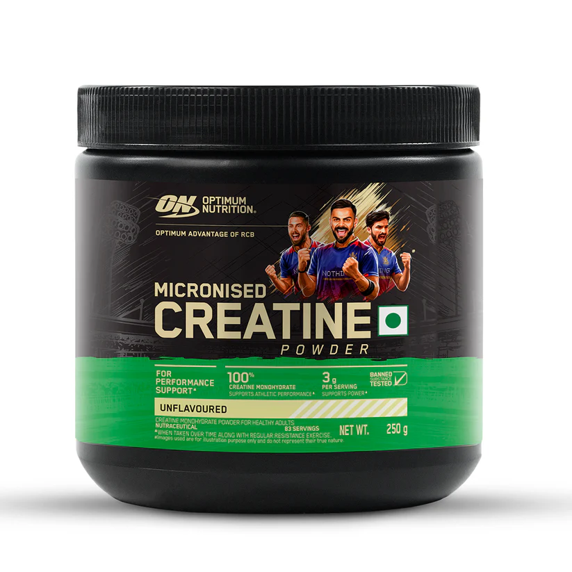 optimum nutrition micronised creatine powder | unflavoured | 250 g