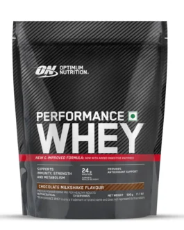 Optimum Nutrition Performance Whey Protein Powder 0.5Kg (Chocolate Milkshake)