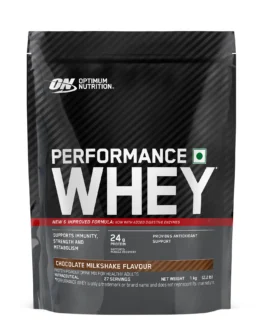Optimum Nutrition Performance Whey Protein Powder 1Kg (Chocolate Milkshake)