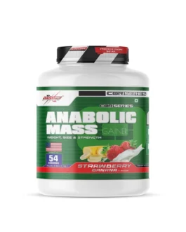 GYM CORE NUTRITION Anabolic Mass Gainer Strawberry Banana 6lb