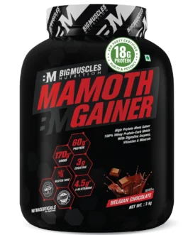 BigMuscles Mamoth Gainer Belgian Chocolate 3kg
