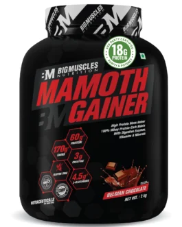 BigMuscles Mamoth Gainer Belgian Chocolate 2kg