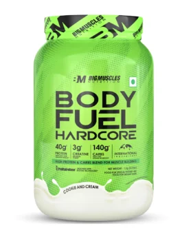 BigMuscles Body Fuel Hardcore  COOKIE & CREAM 1kg