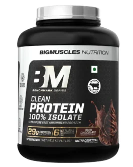 BigMuscles Clean Protein | 100% ISOLATE  Rich Chocolate 1kg