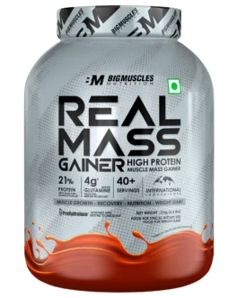 BigMuscles Real Mass Gainer Chocolate 3kg