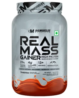 BigMuscles Real Mass Gainer Chocolate 1kg
