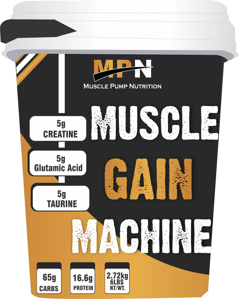 mpn muscle gain machine chocolate 6lbs