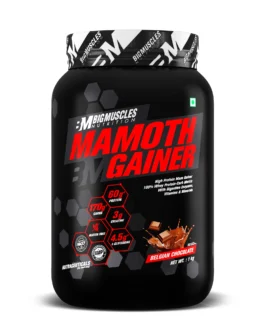 BigMuscles Mamoth Gainer Belgian Chocolate 1kg