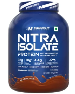 BigMuscles Nitra Isolate Whey Protein Rich chocolate 2KG