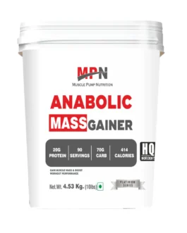 MPN PLATINIUM SERIES ANABOLIC MASS GAINER 10LBS MANGO