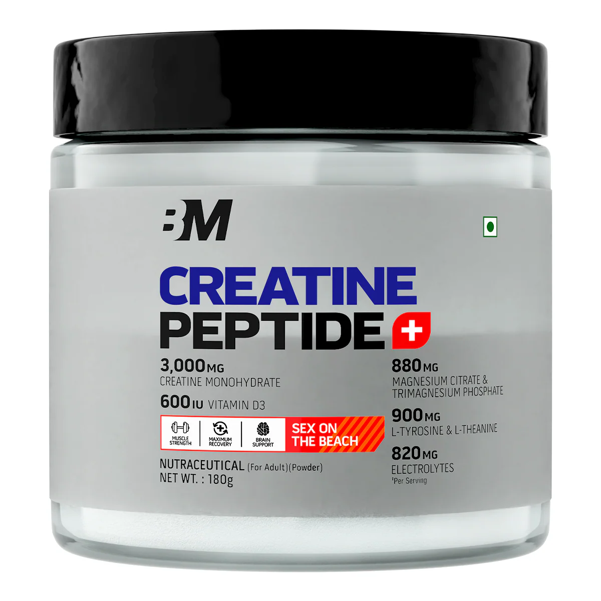 BigMuscles Creatine + Peptides Sex on the Beach180g bigmuscles creatine + peptides sex on the beach180g