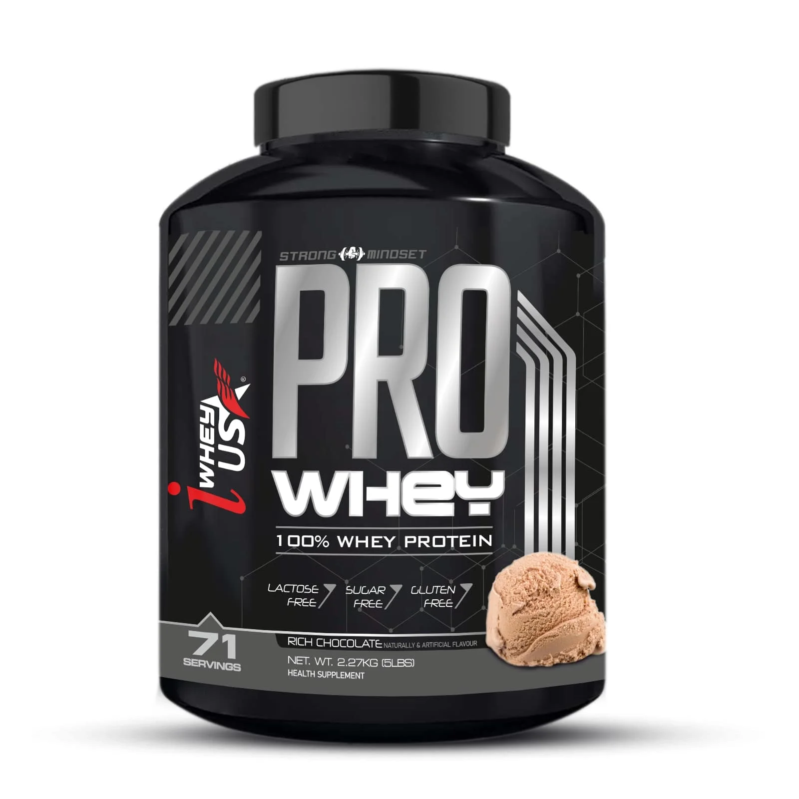 i whey usa pro whey (rich chocolate) 2.27kg 5lbs
